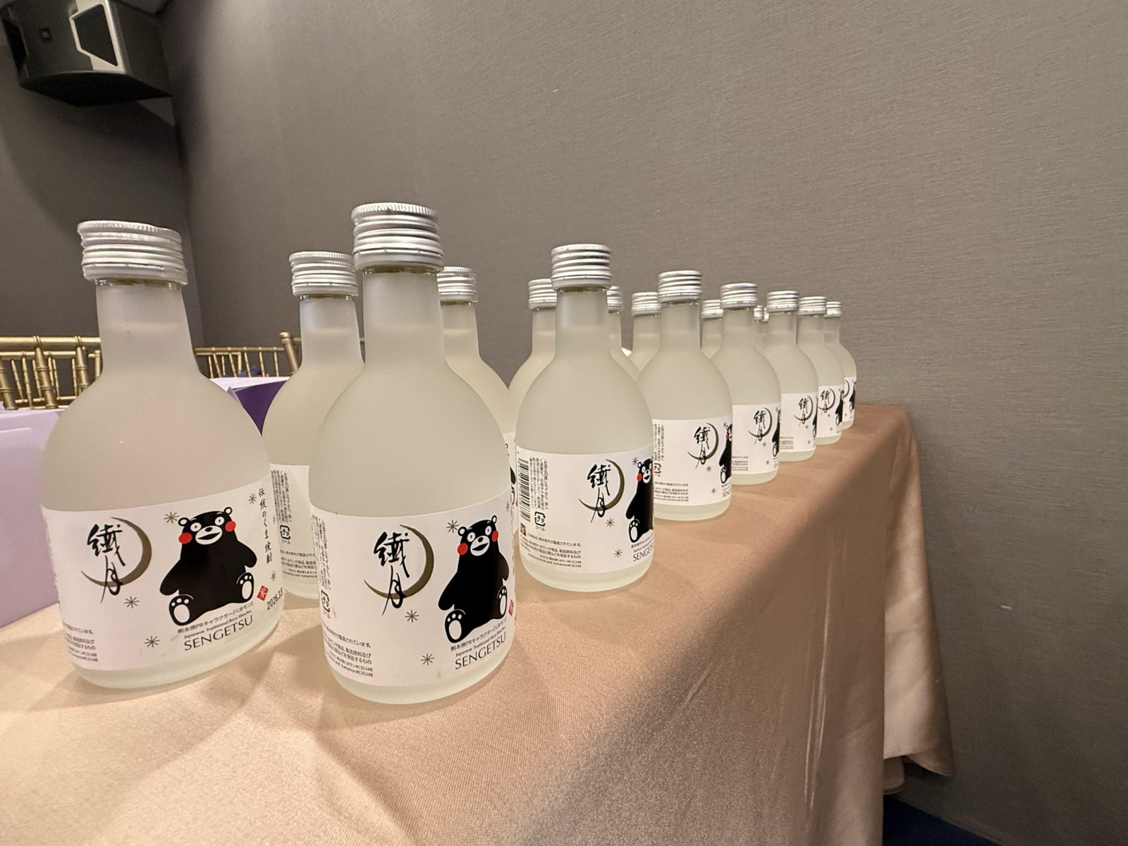 台南の会場に、熊本のお酒を