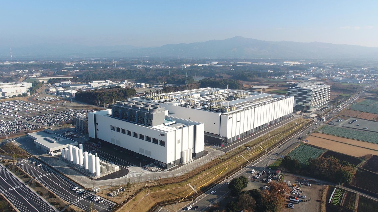 菊陽町の半導体工場