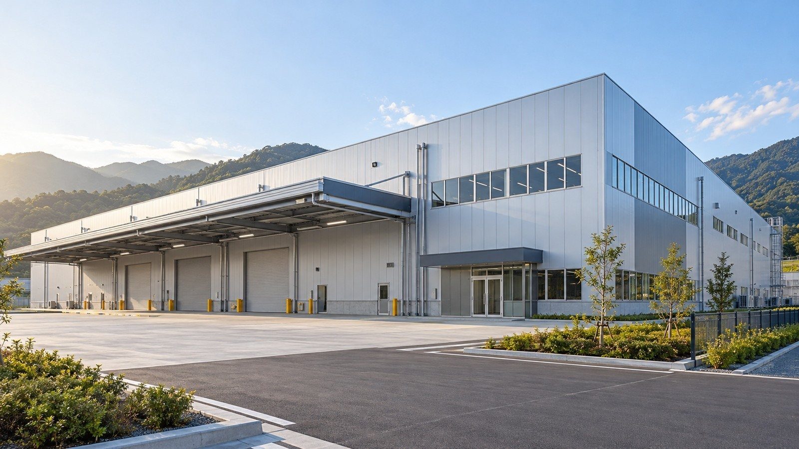 完成した工場