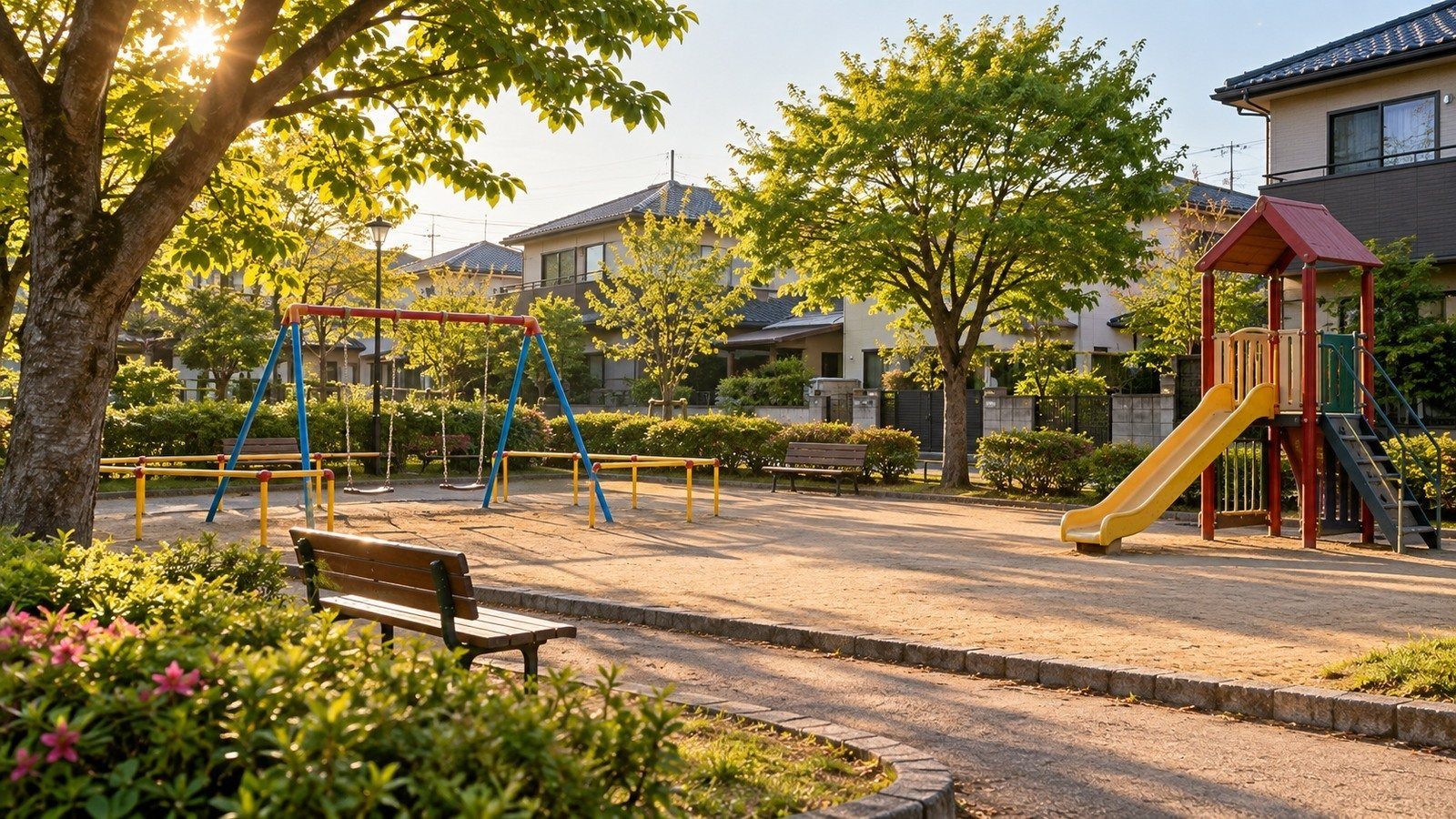 住宅地の公園