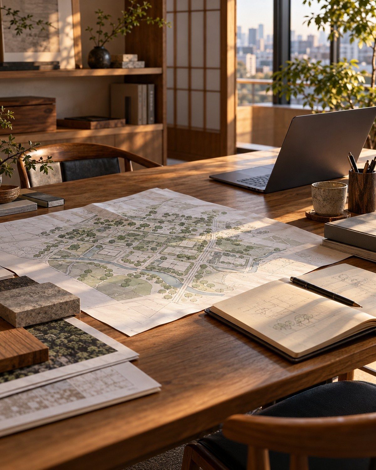 企画書と地図で計画をまとめる